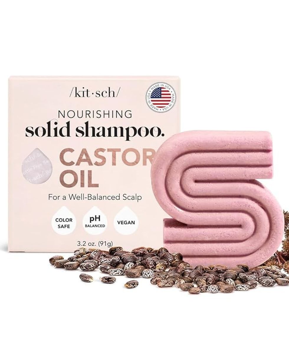 Kitsch Castor Oil Shampoo Bar for Hair Growth