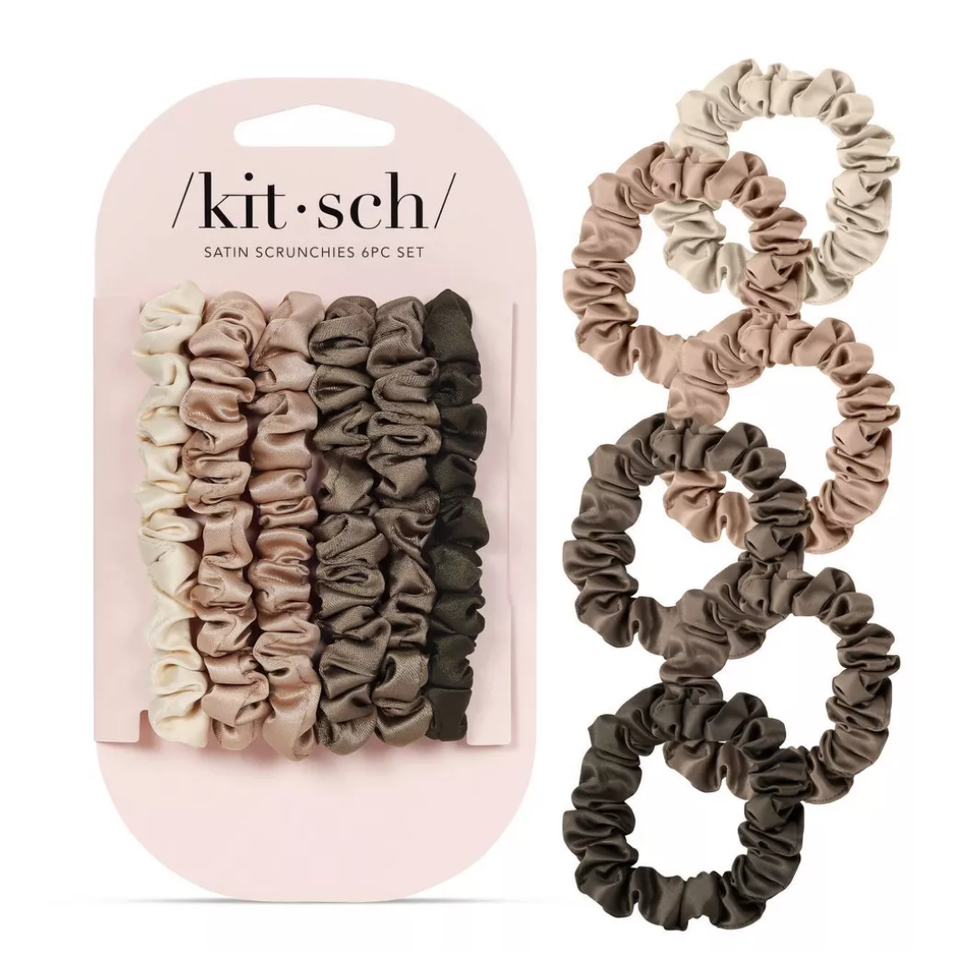 Kitsch Ultra Petite Satin Scrunchies