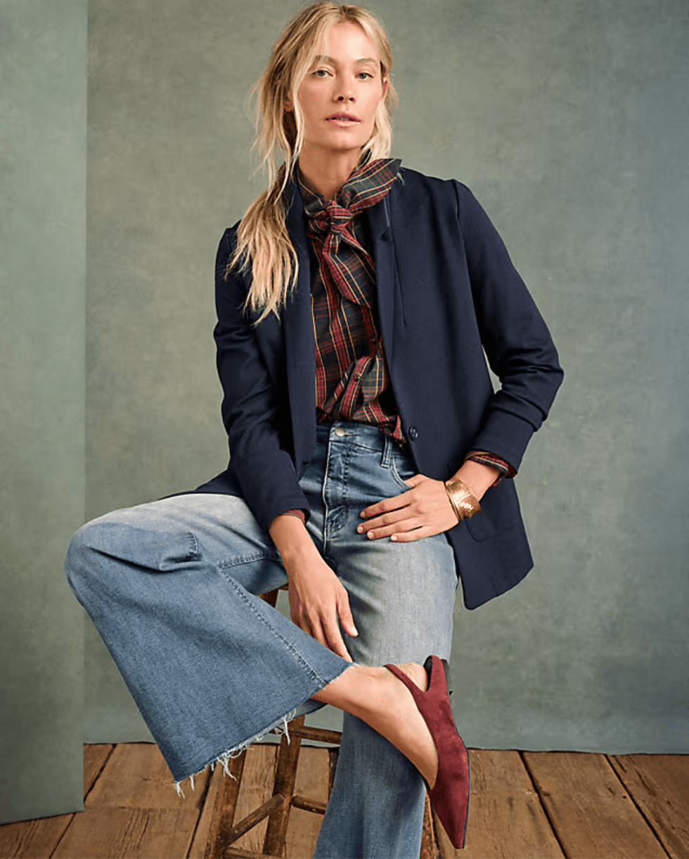 knit blazer