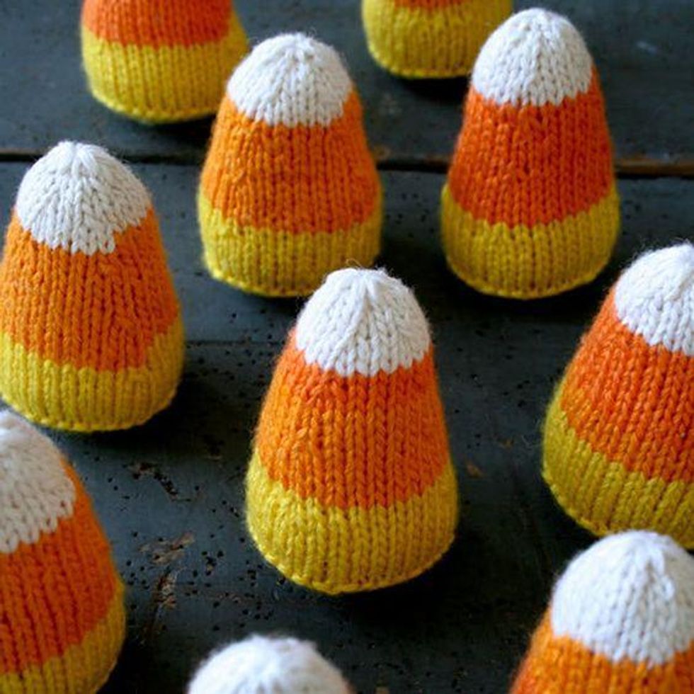 Knitted Candy Corn