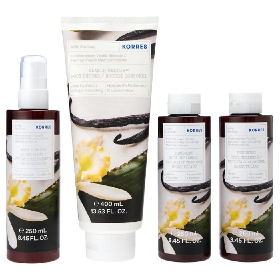 Korres 4-piece Mediterranean Vanilla Blossom Bath & Body Collection