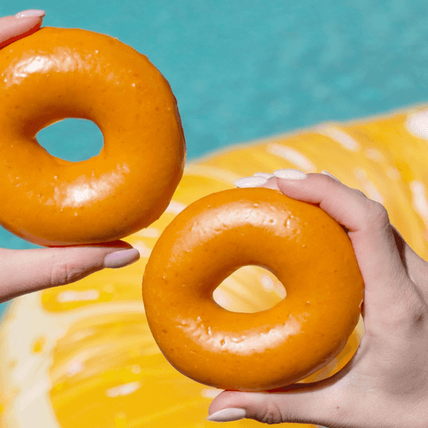Krispy Kreme Orange Dreamsicle Glazed Doughnuts