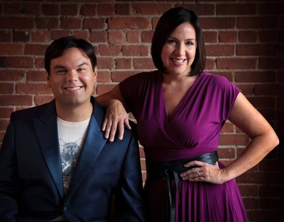 Kristen Anderson-Lopez and Robert Lopez