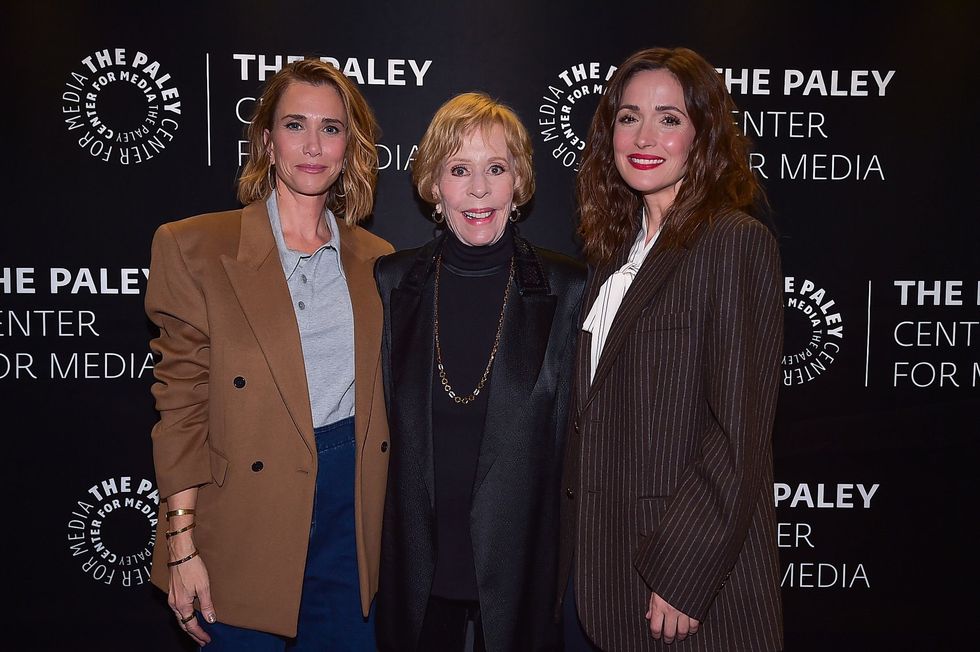 Kristen Wiig, Carol Burnett, and Rose Byrne