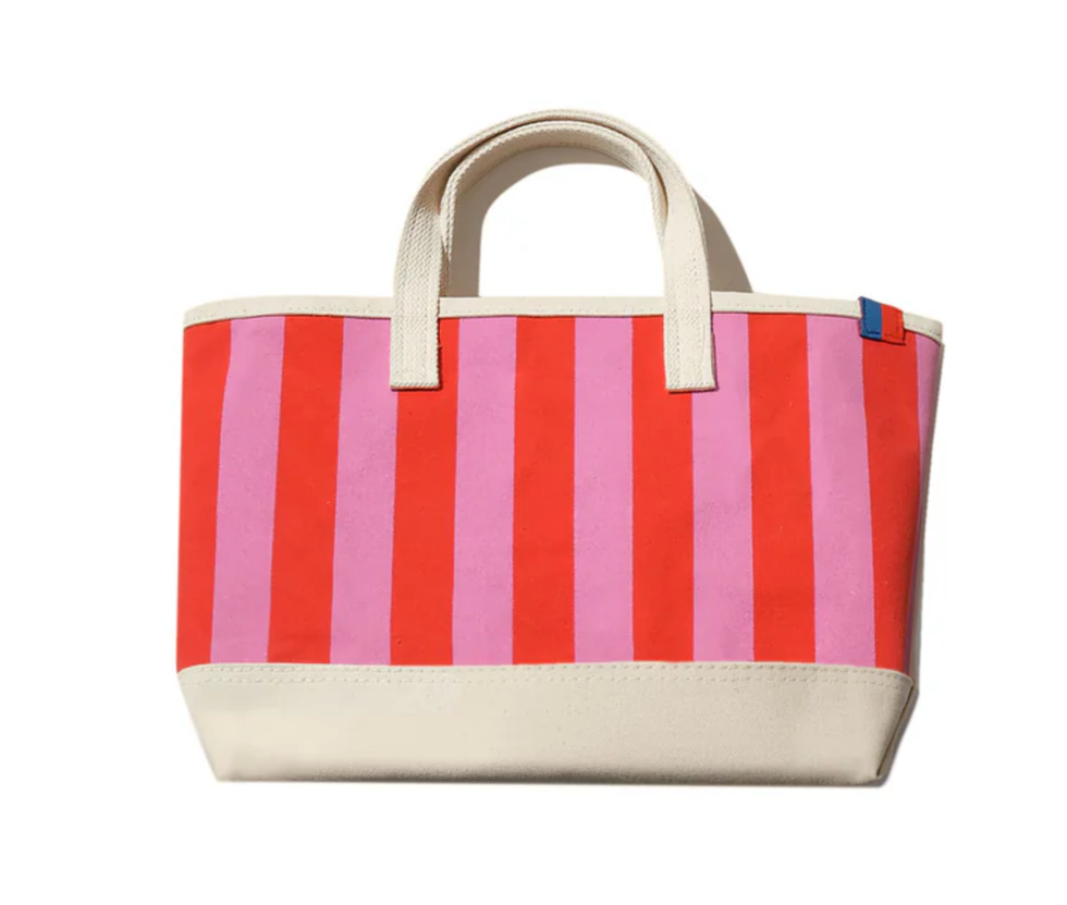 Kule All Over Striped Medium Tote