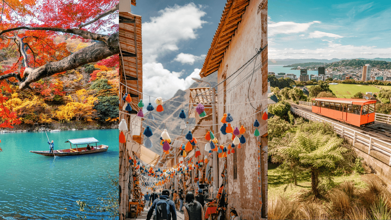 kyoto, japan, cuzco, peru, wellington, new zealand