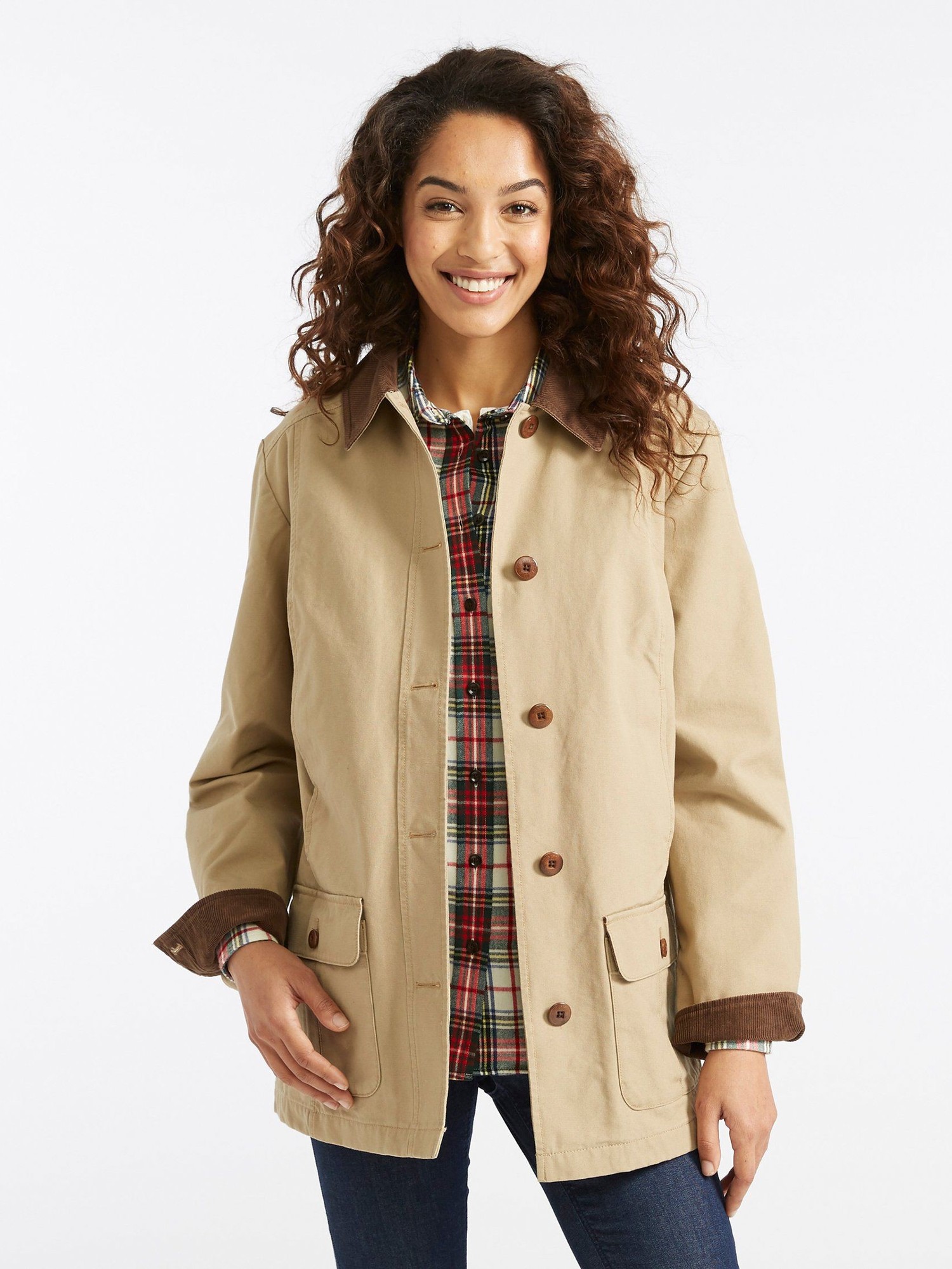 L.L. Bean Flannel-Lined Adirondack Barn Coat
