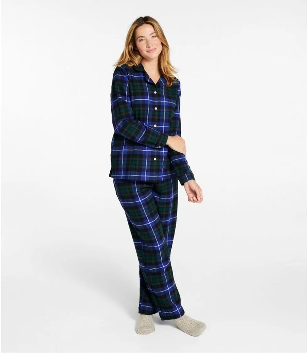 L.L. Bean Scotch Plaid Flannel Pajamas