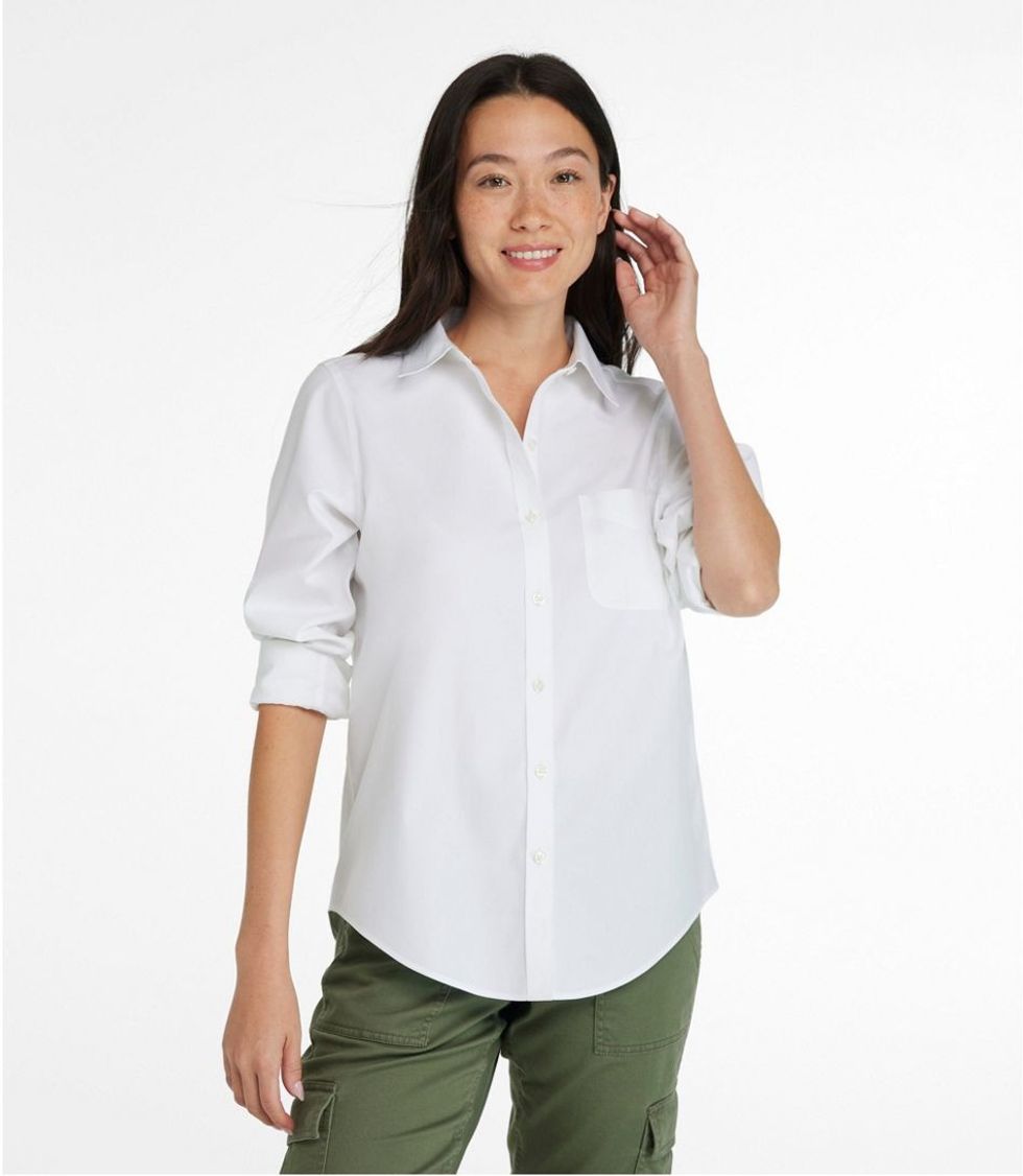 L.L. Bean Women's Wrinkle-Free Pinpoint Oxford Shirt