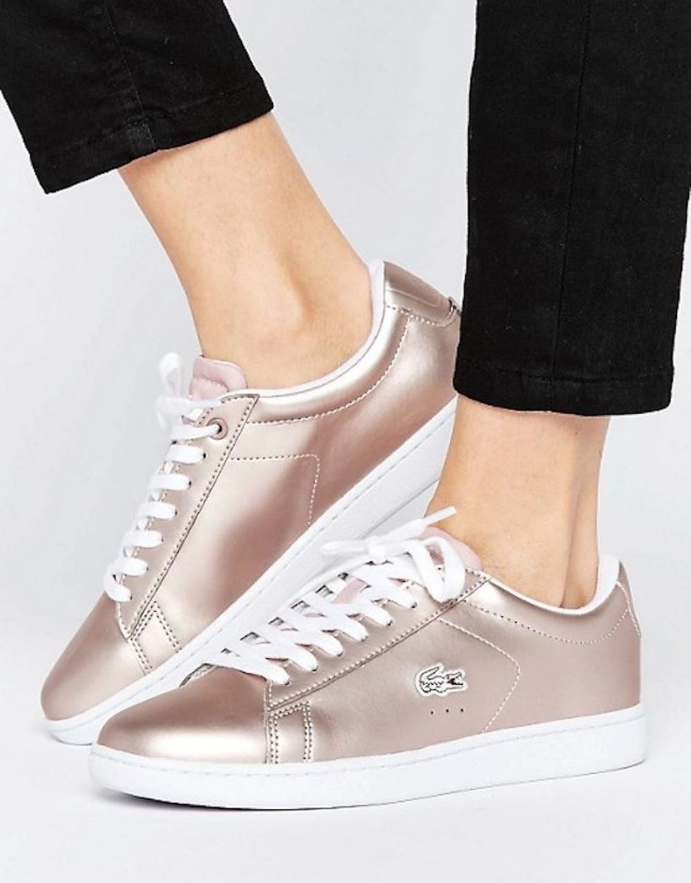 Lacoste Carnaby Evo Rose Gold Sneakers