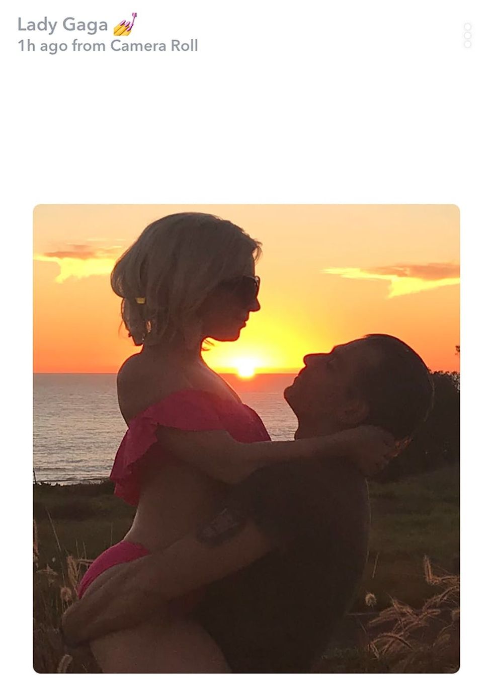 Lady Gaga Christian Carino Snapchat