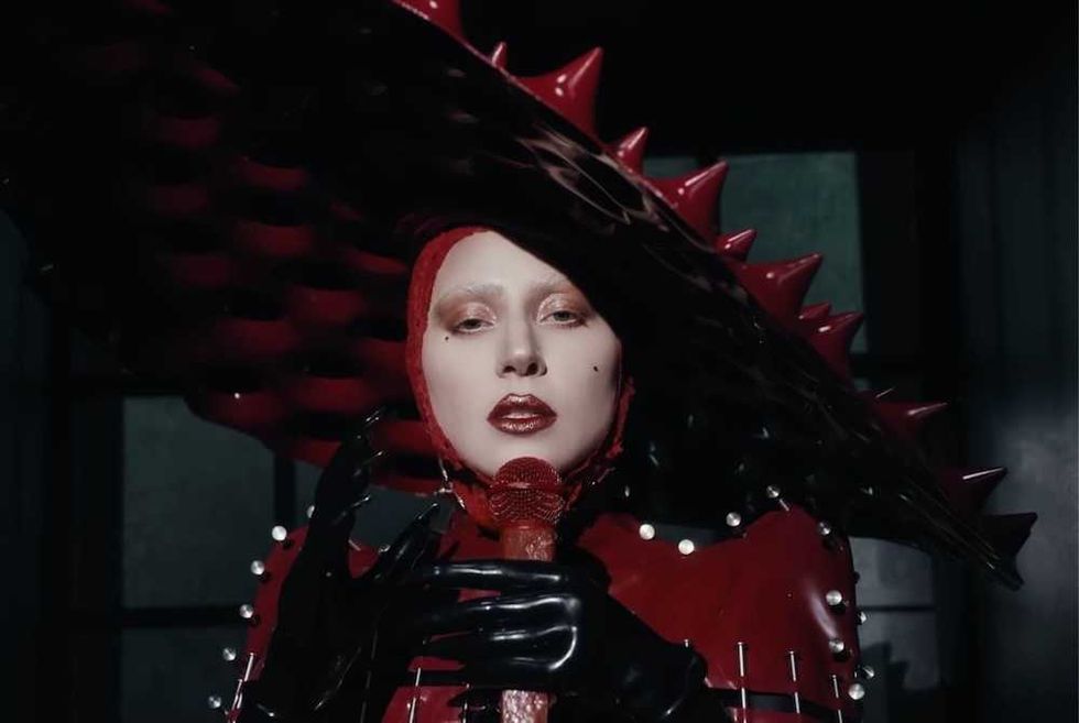 Lady Gaga in the Abracadabra music video