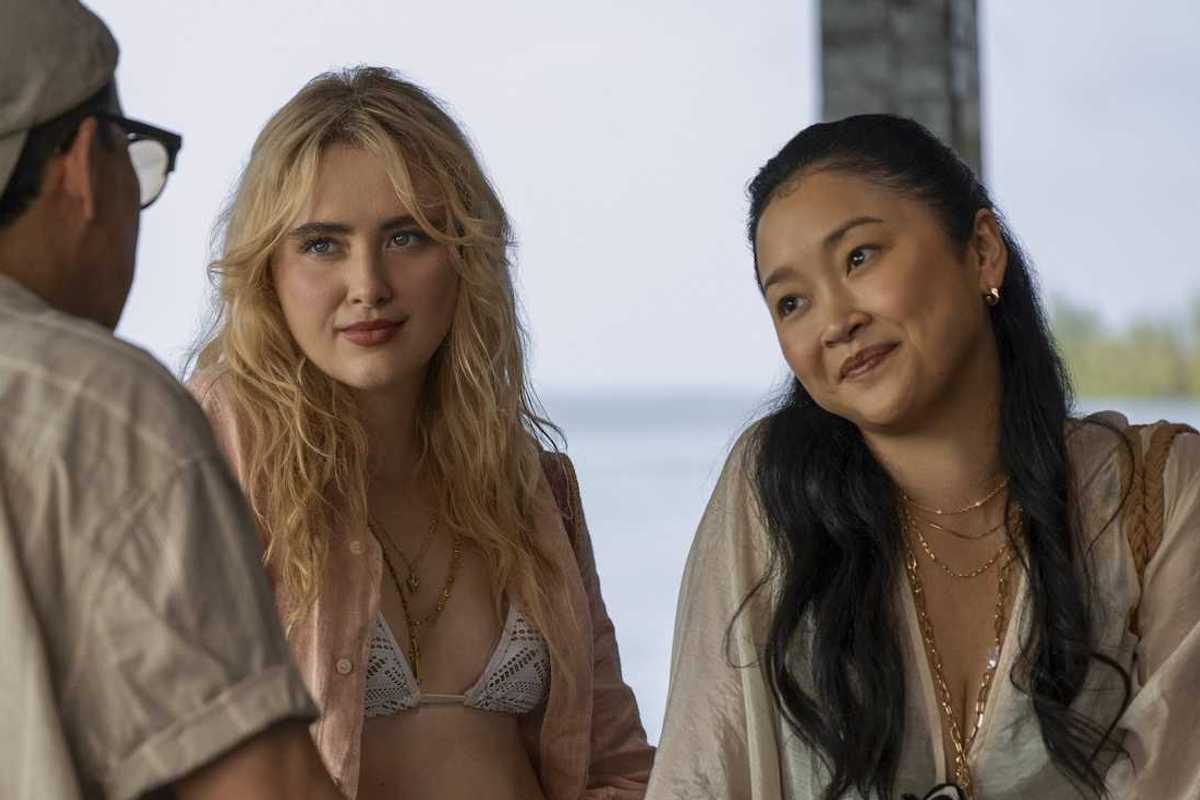 lana condor and kathryn newton in the devil's mouth