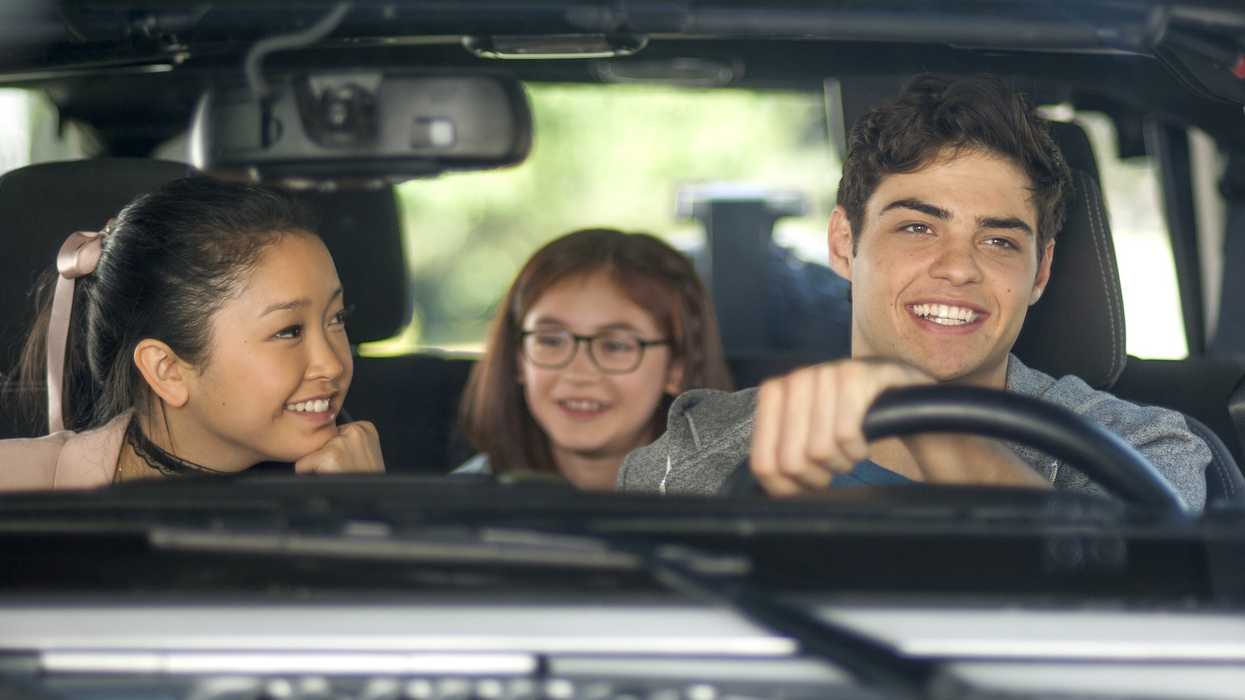 lana condor and noah Centineo and anna cathcart in to all the boys I've loved before