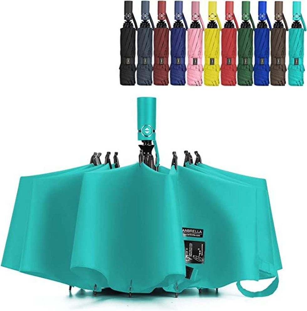 LANBRELLA Compact Folding Reverse Umbrella