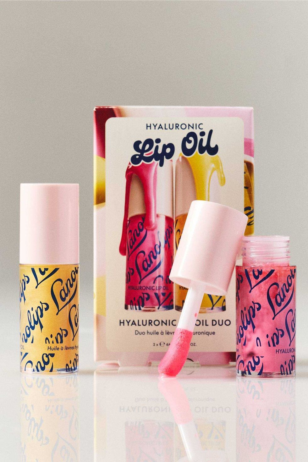 Lanolips Hyaluronic Lip Oil Duo