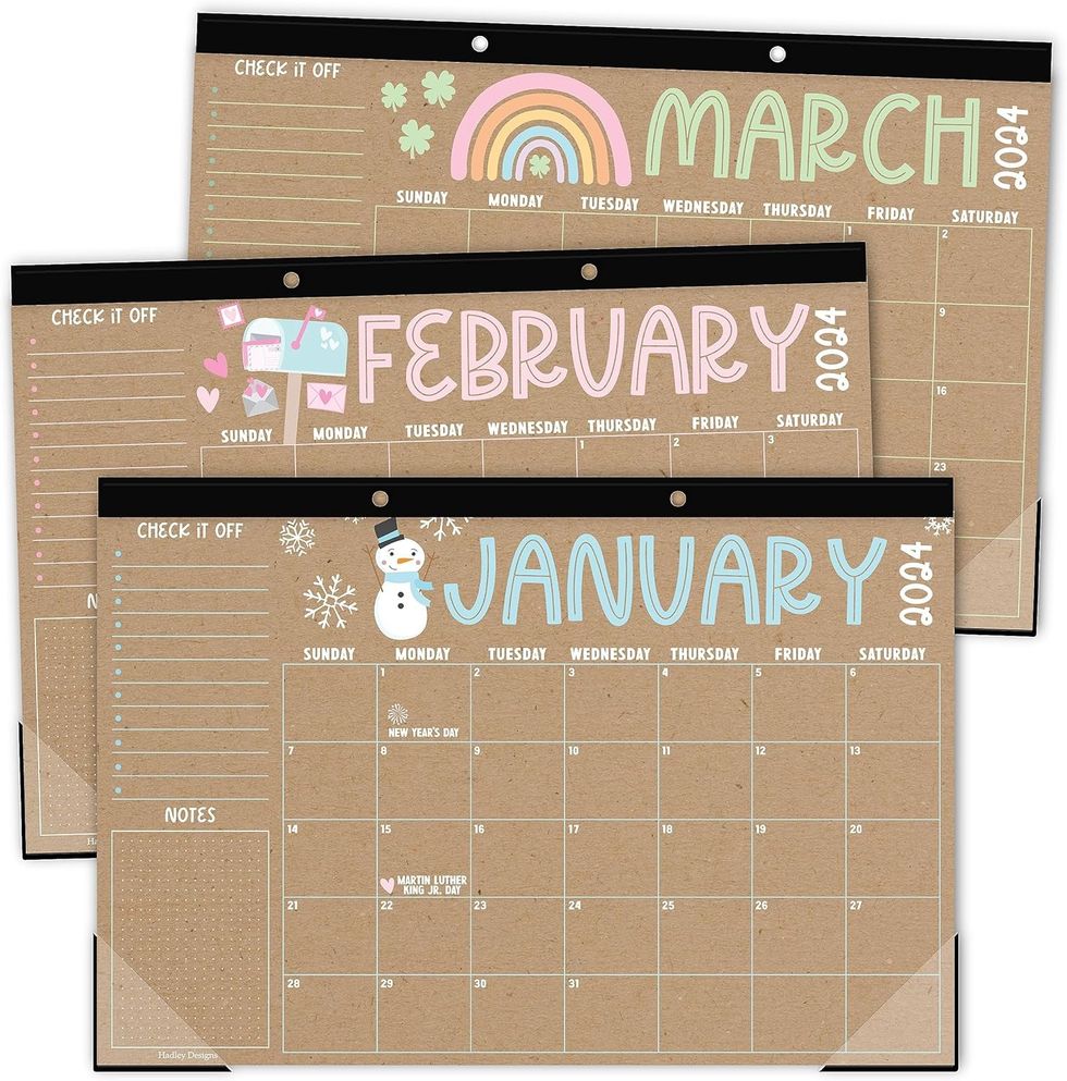 large doodle calender