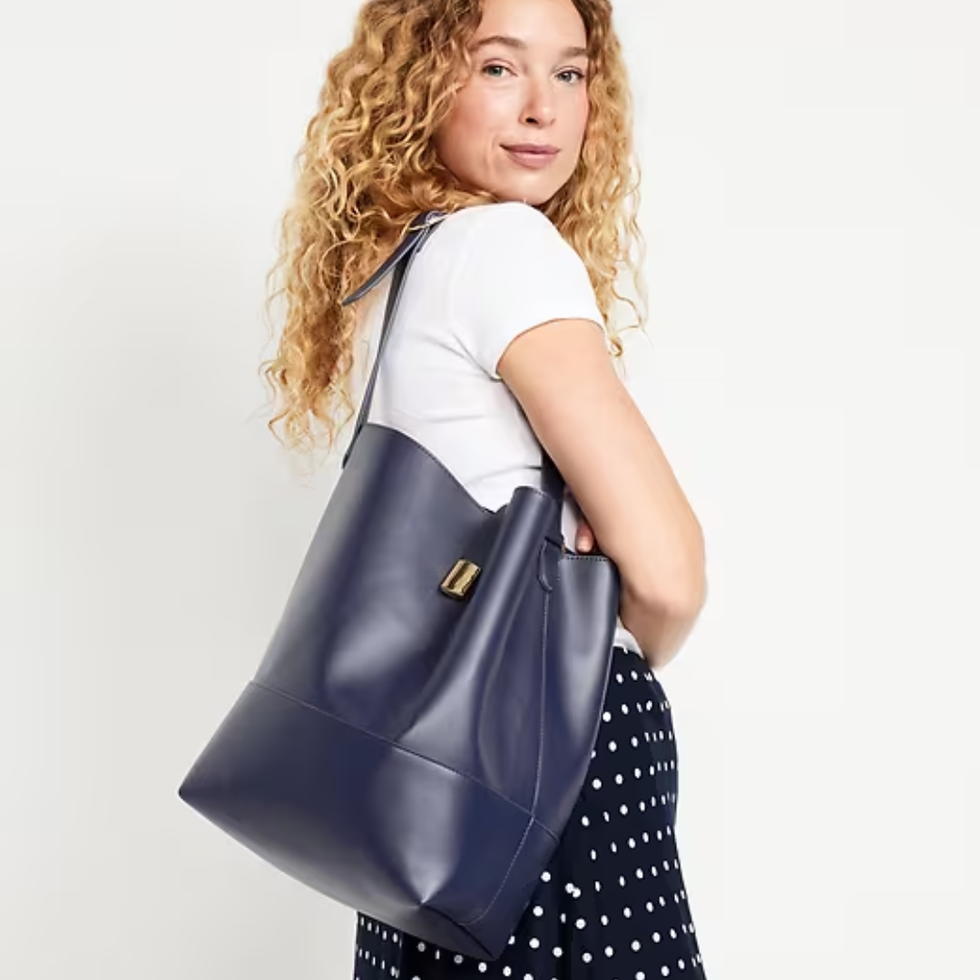 Large Preppy Bucket Bag