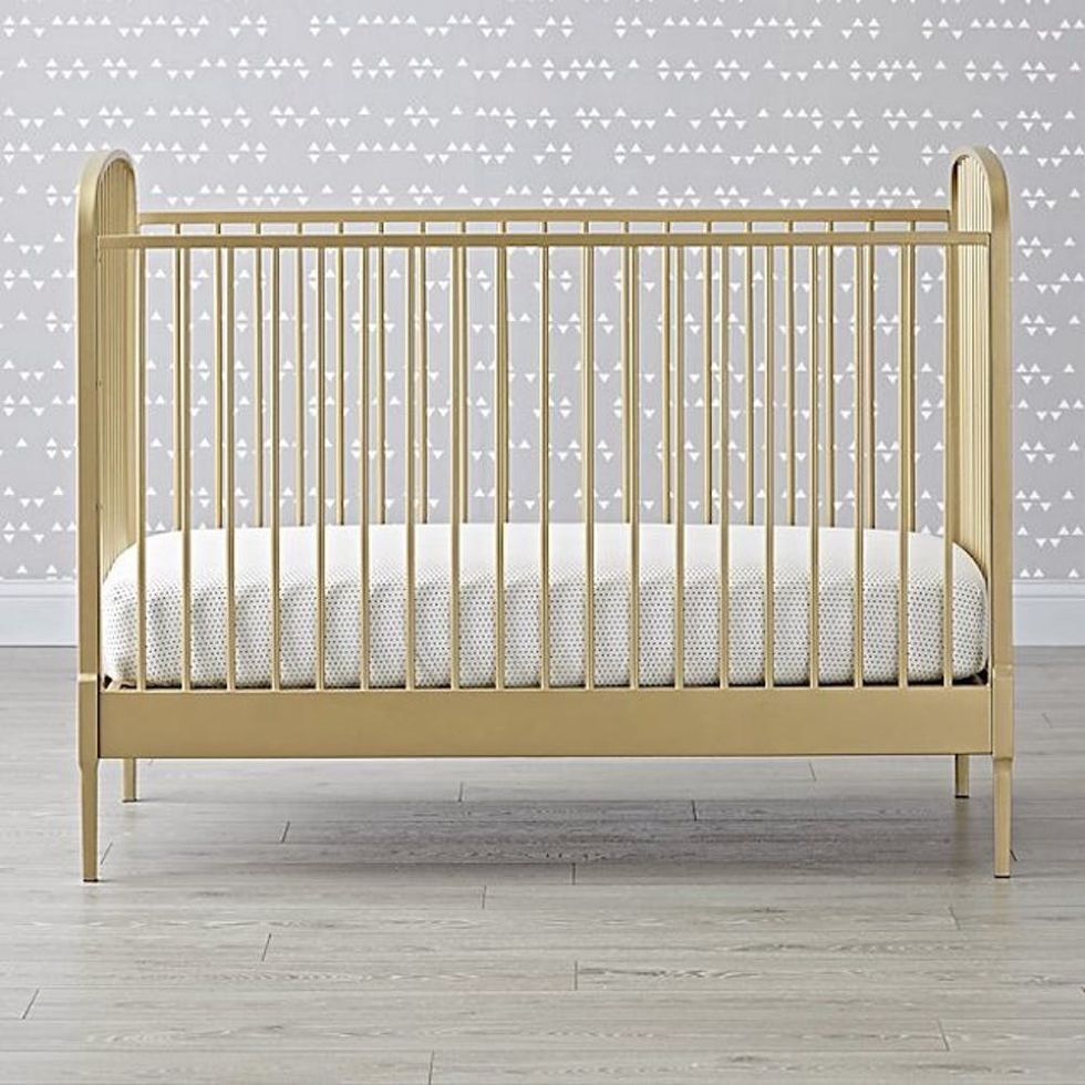 Larkin Gold Metal Crib