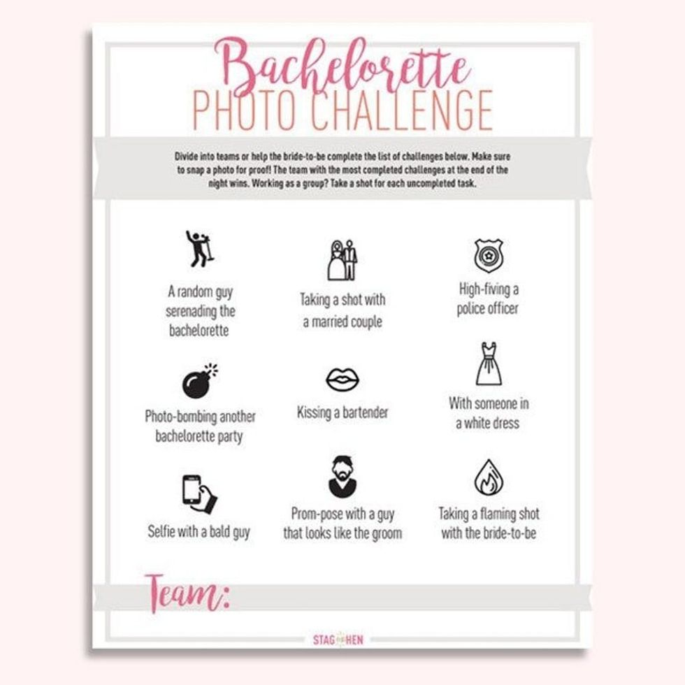 Las Vegas Bachelorette Photo Challenge