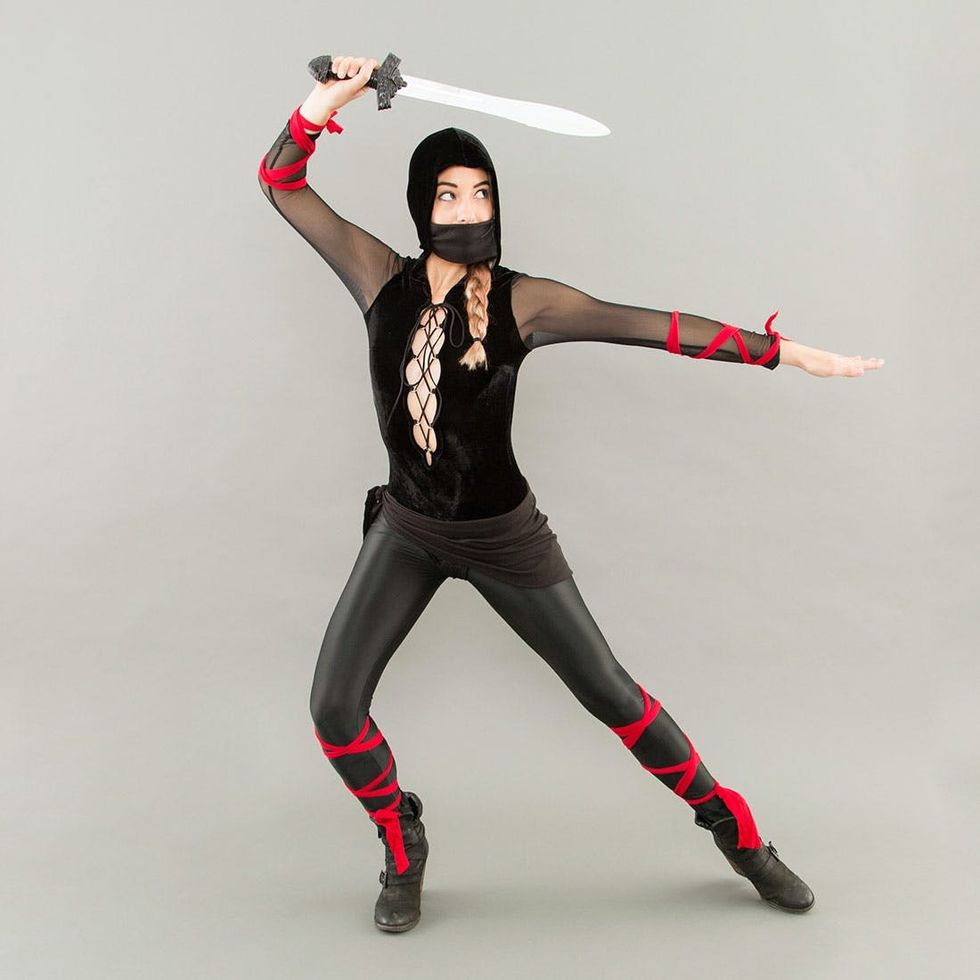 Last-Minute Ninja Halloween Costume