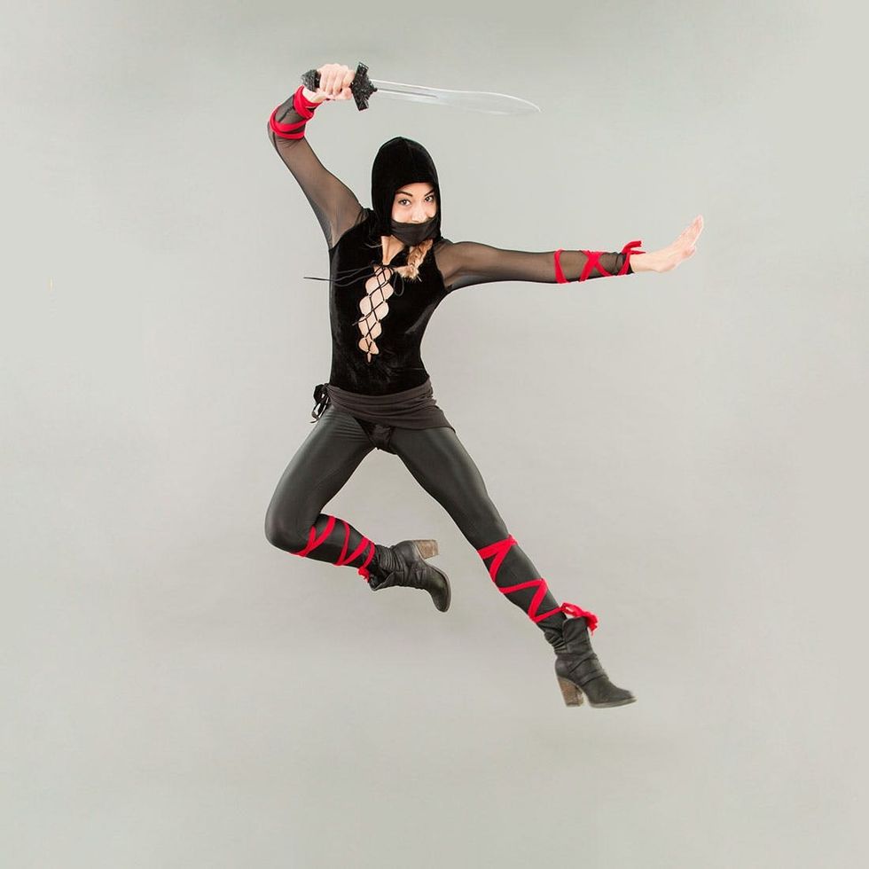 How to Make a LastMinute Ninja Halloween Costume Brit + Co