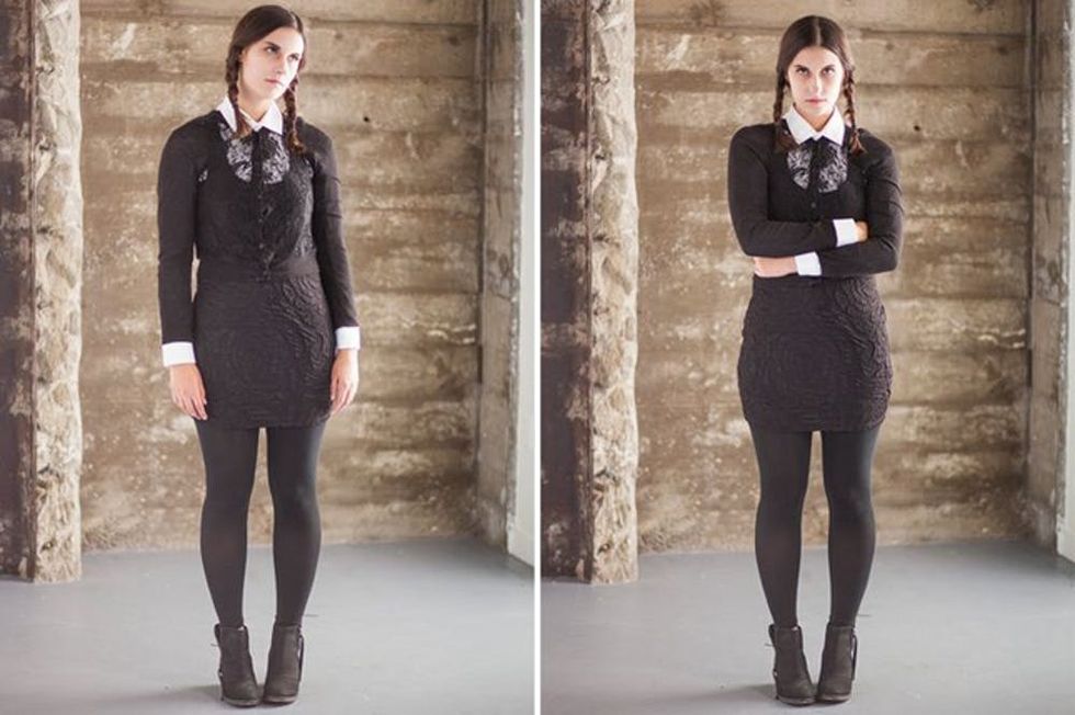 Last Minute Wednesday Addams last minute halloween costumes