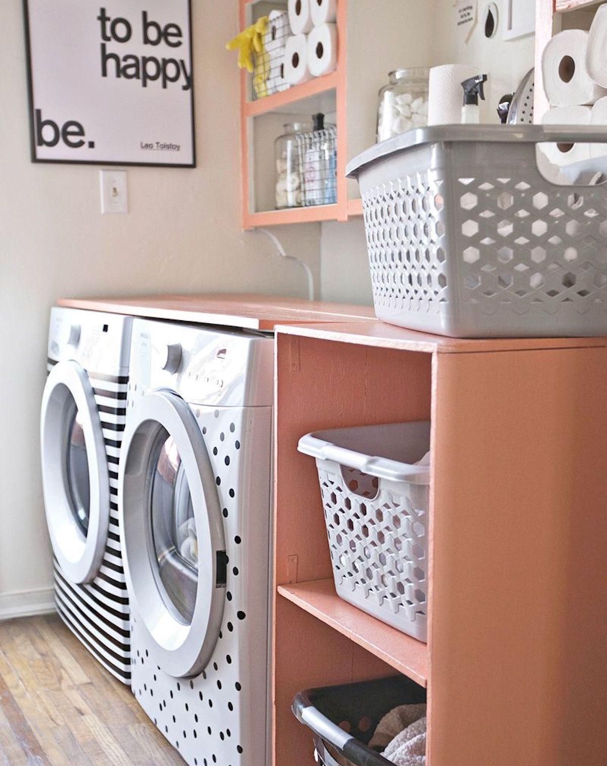 Laundry Organization Ideas for small laundry rooms