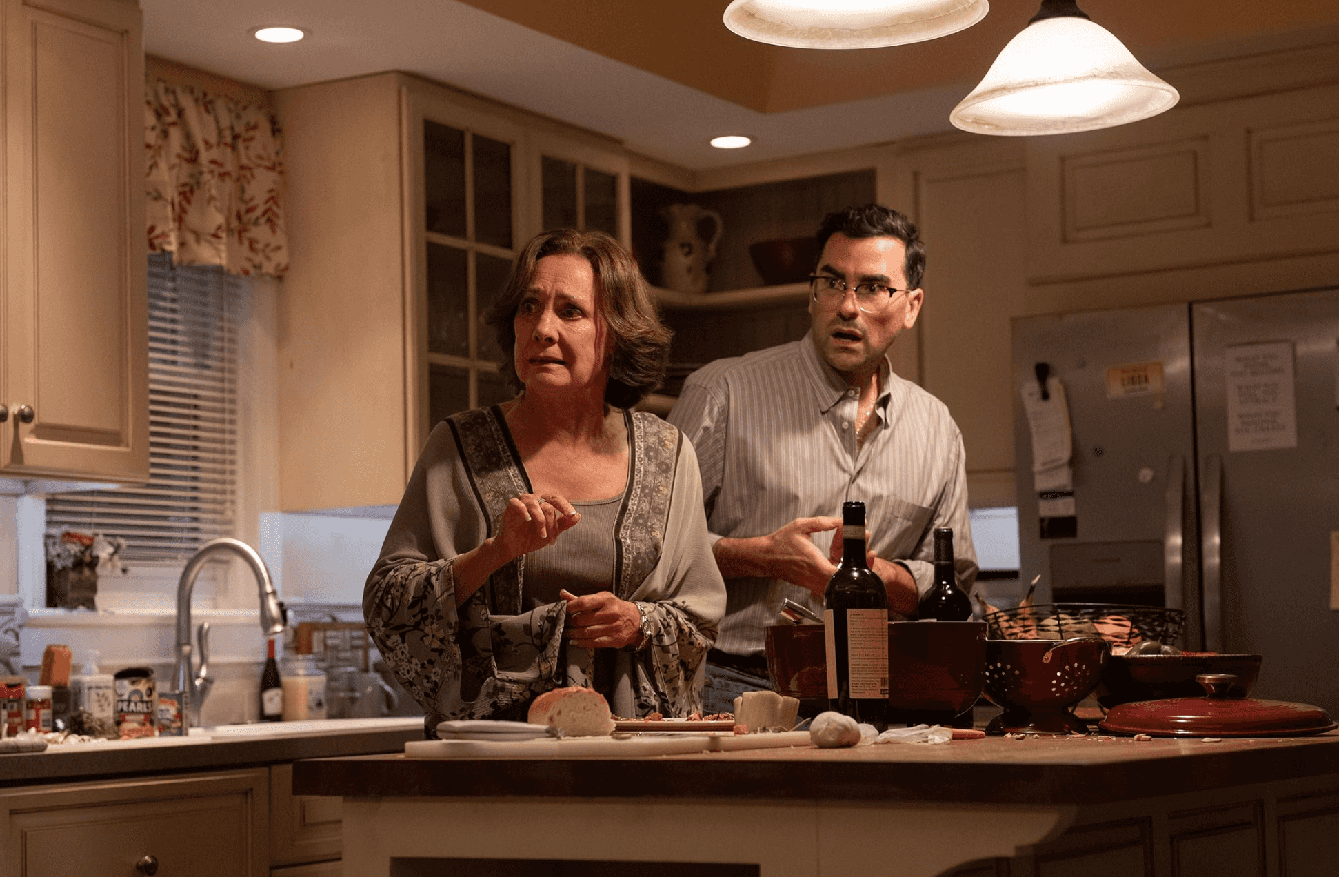 Laurie Metcalf and Dan Levy