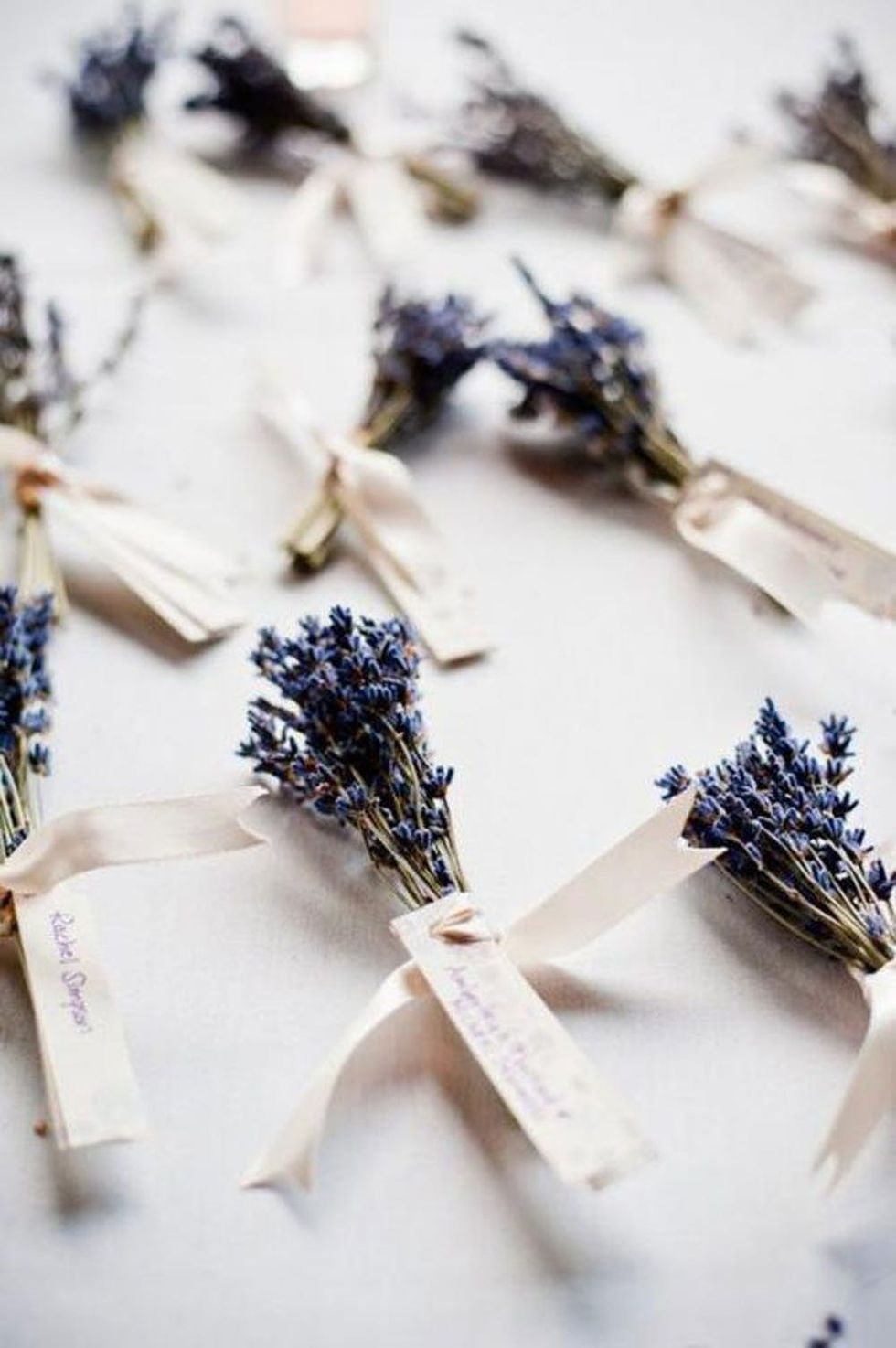 Lavender Bundles unique table numbers