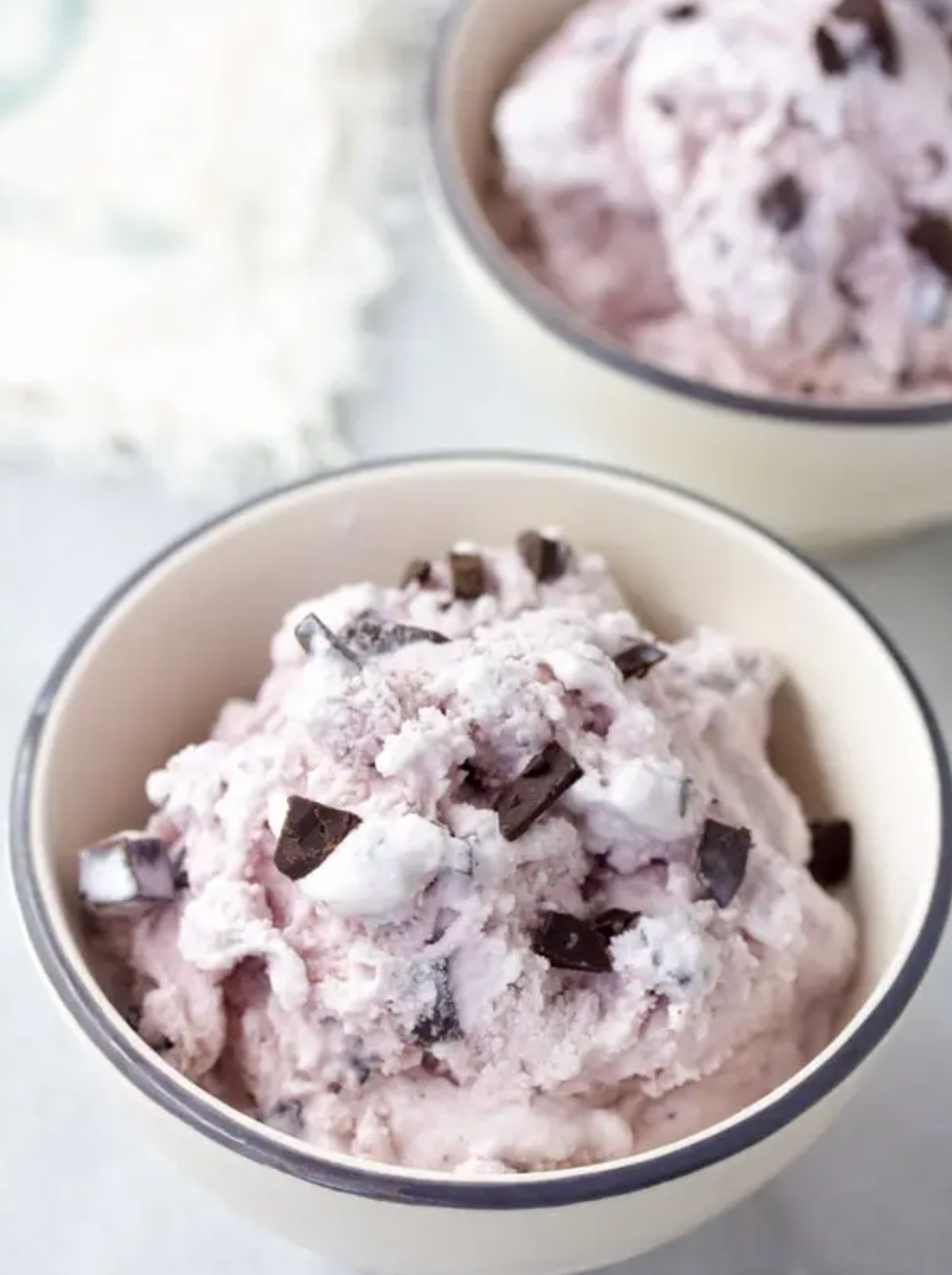 Lavender Dark Chocolate Chip Ice Cream