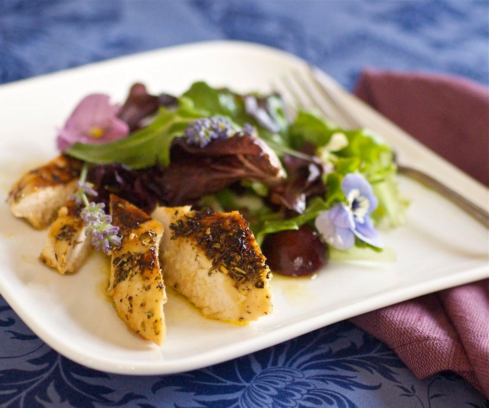 Lavender honey grilled chicken
