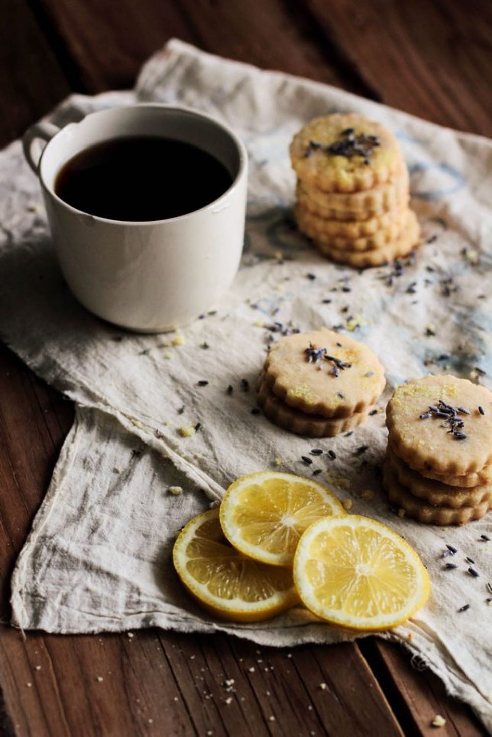Lavender Lemon Shortbread