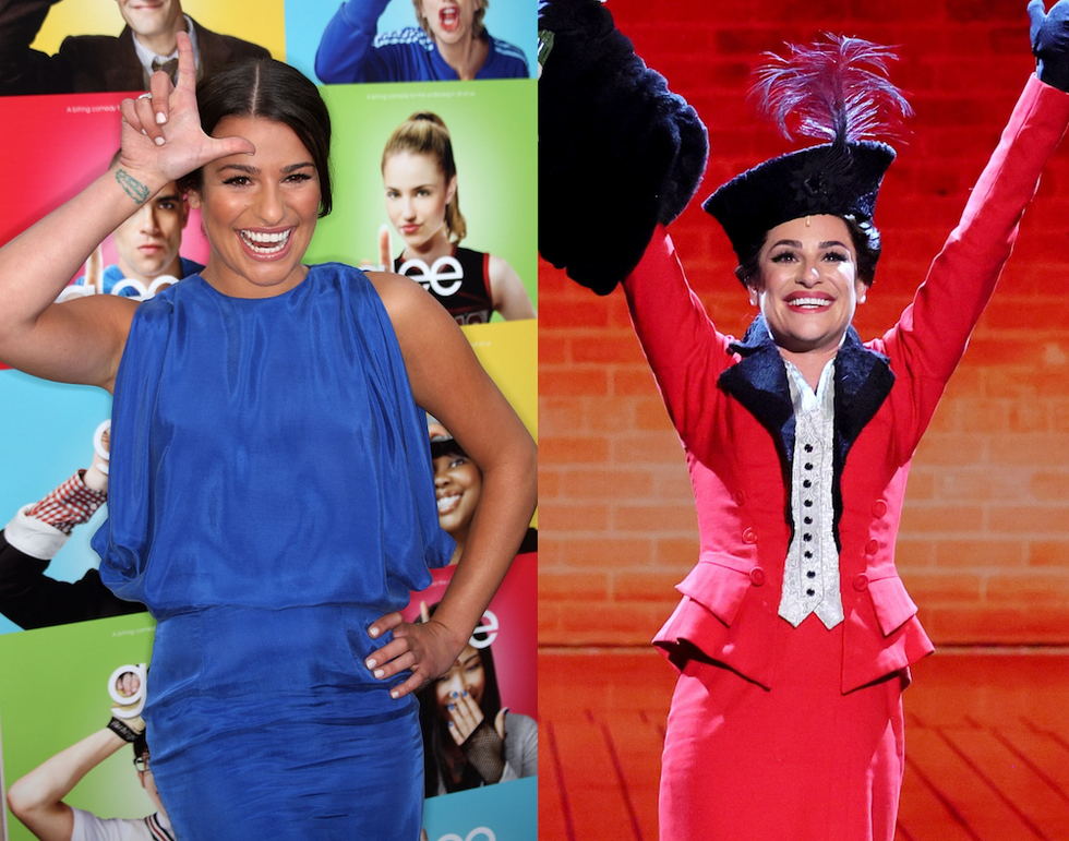 lea michele 2024 cast of glee