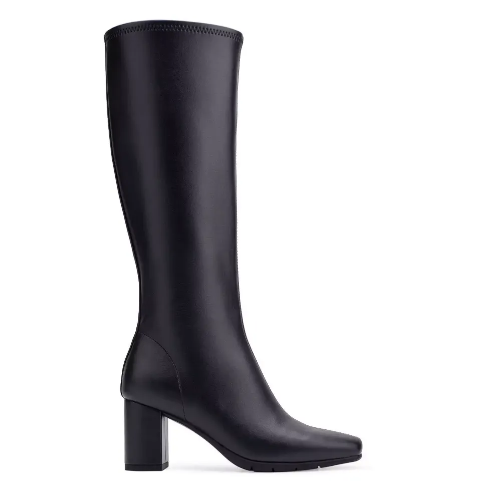 Leather Knee High Boots