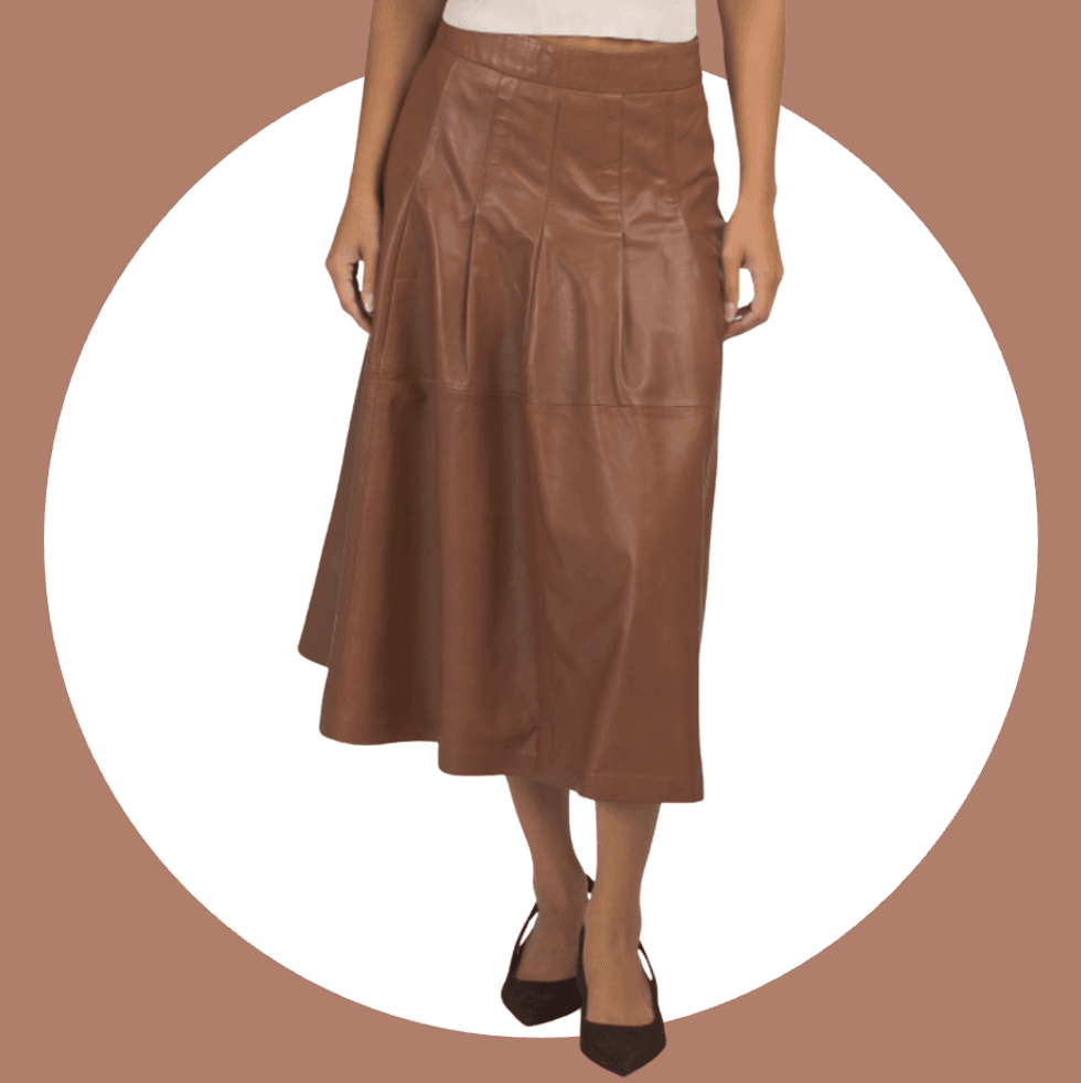 Leather Molly Skirt