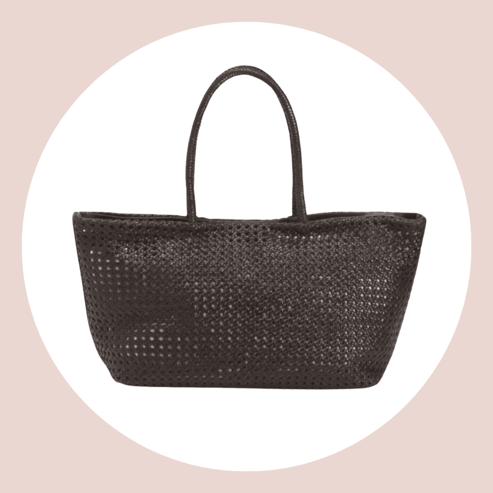 leather tote