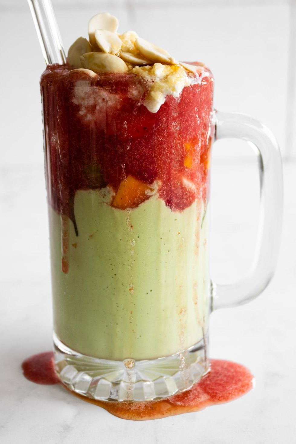 Lebanese Avocado And Strawberry Cocktail