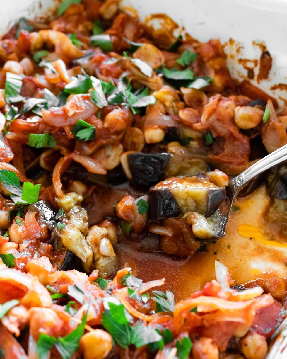 Lebanese eggplant moussaka recipe