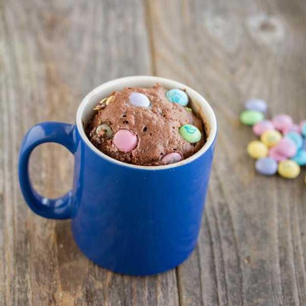 Leftover Easter Candy Mug Cake