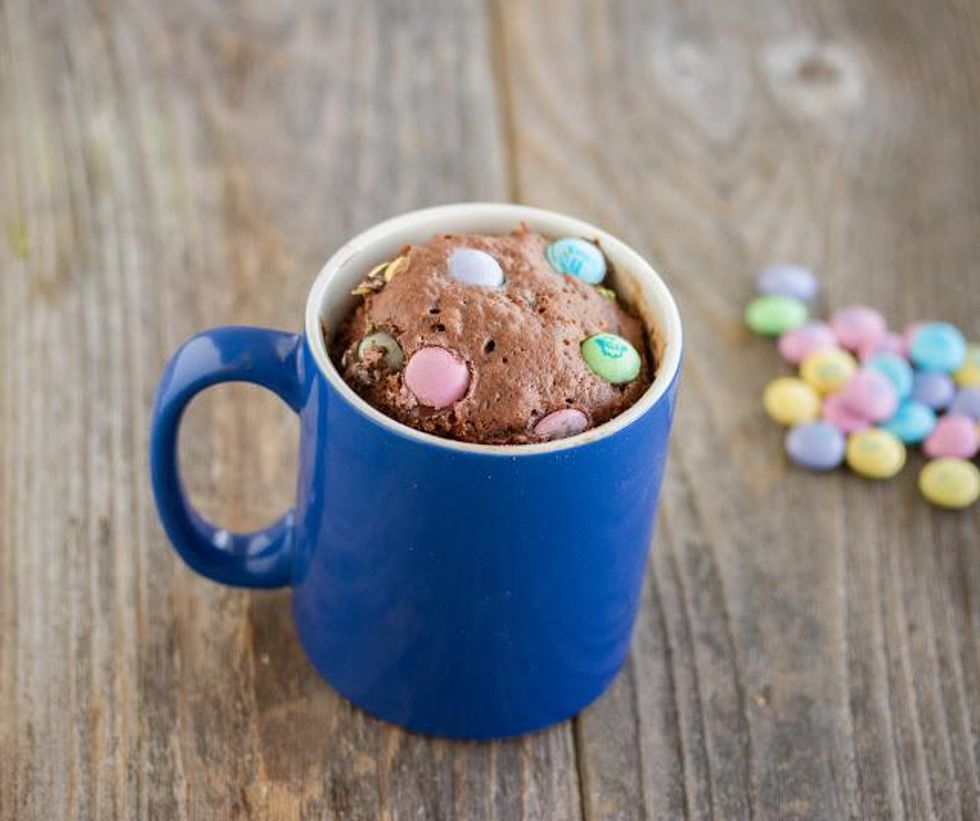 Leftover Easter Candy Mug Cake