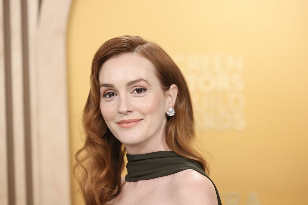 leighton meester at the sag awards in 2025