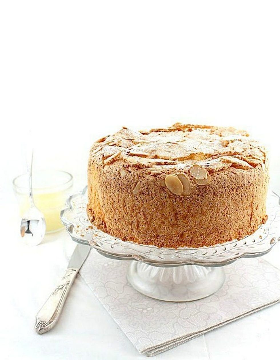 Lemon Almond Sponge Cake