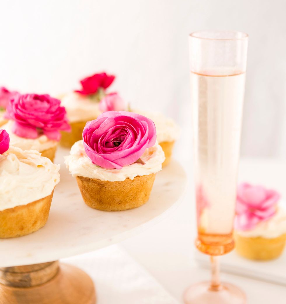 Lemon and Elderflower Cupcakes With Salted Buttercream