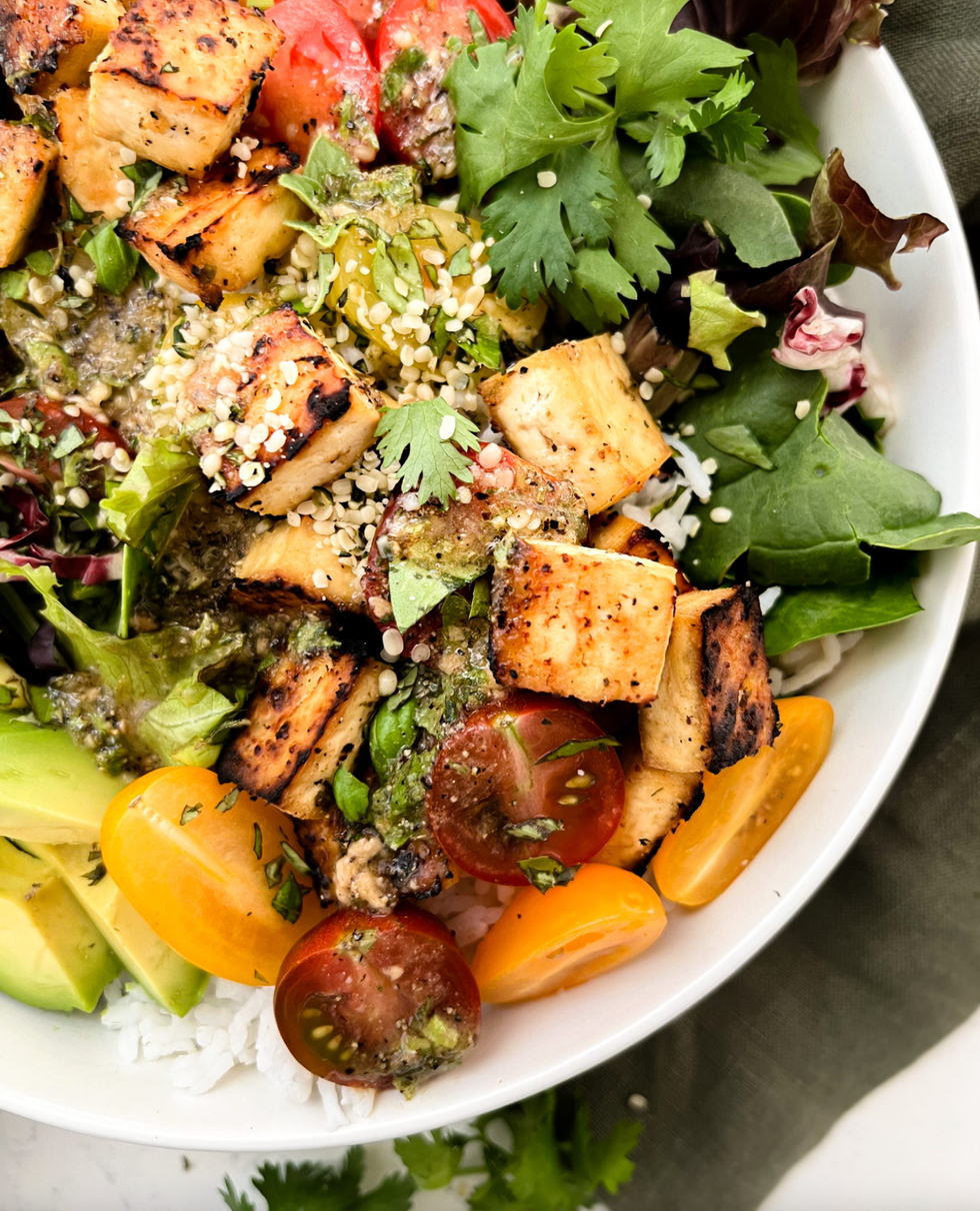 Lemon And Herb Tofu Bowl