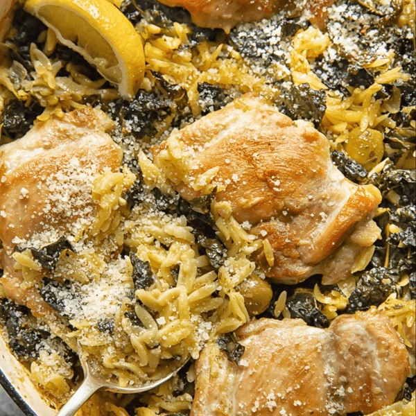 Lemon Orzo Chicken
