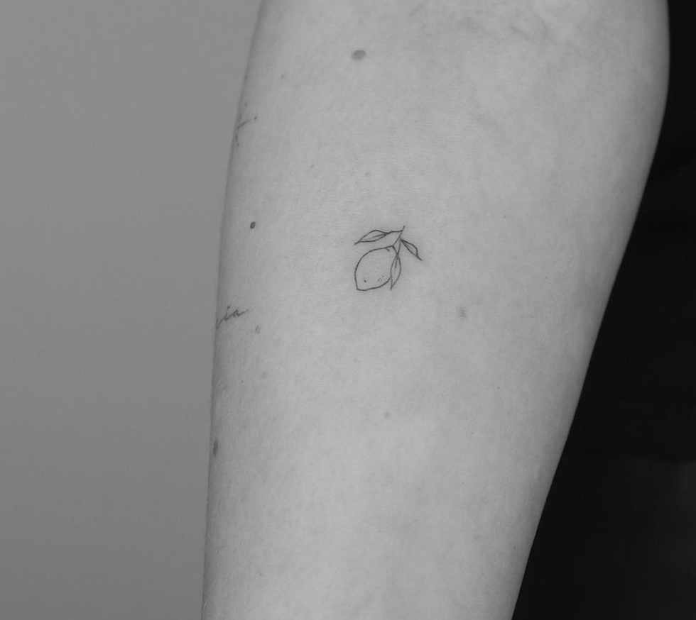 Lemon tattoo