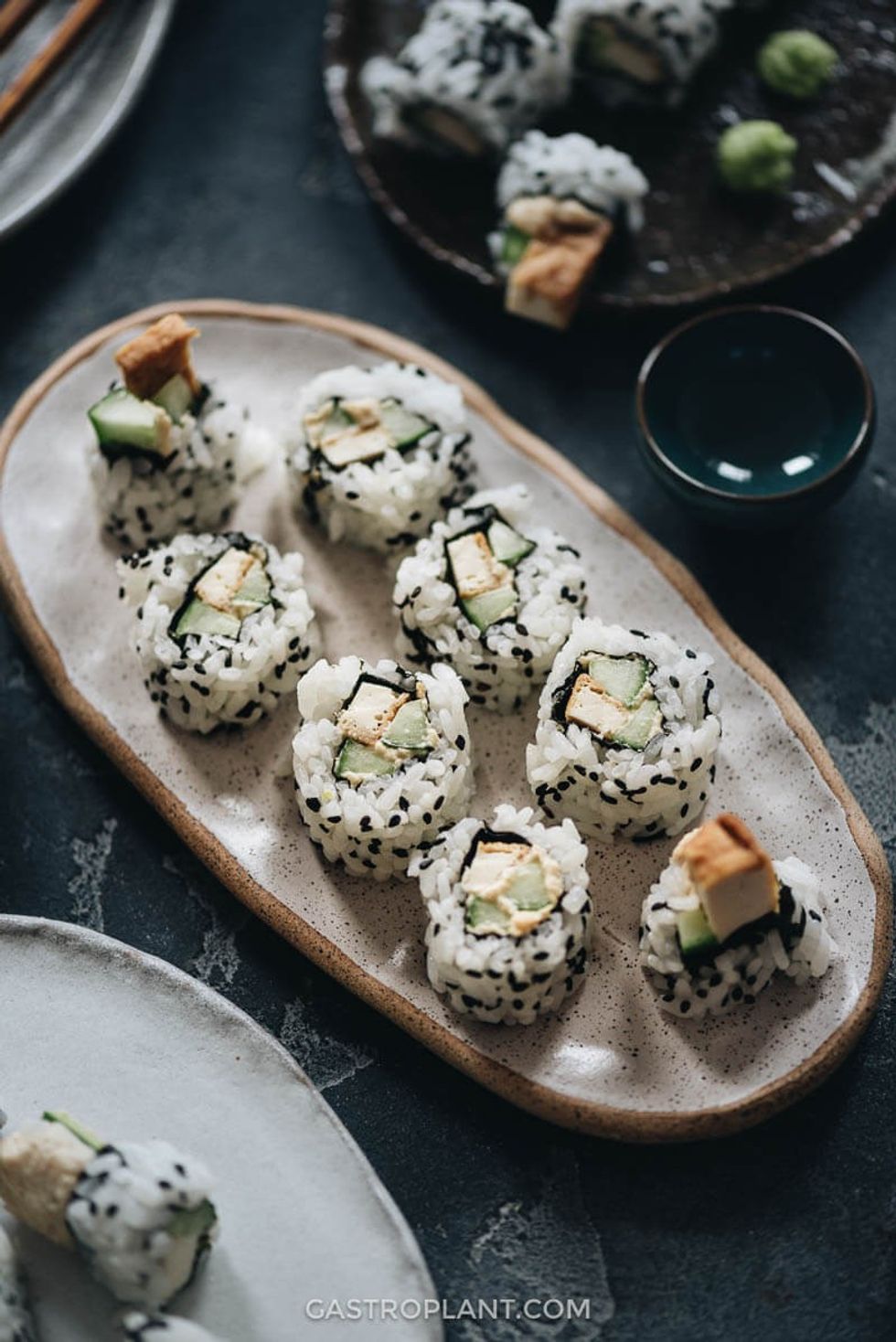 Lemon Tofu Sushi