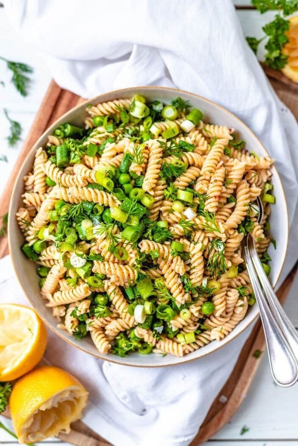 Lemon Vegan Pasta Salad recipe