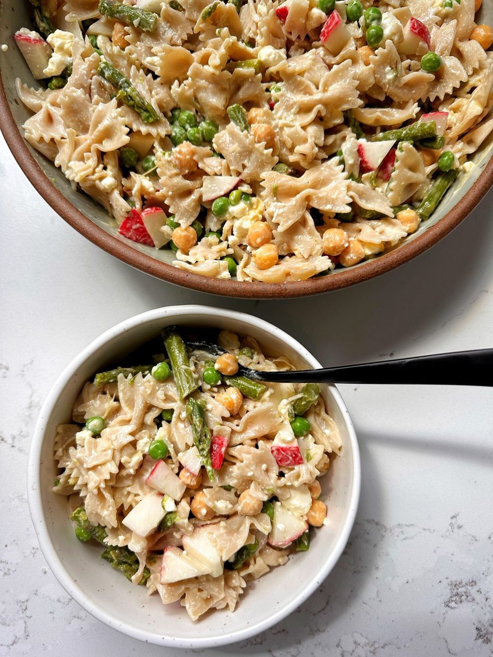 Lemony Spring Pasta Salad
